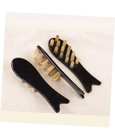 Healeeved 3-St Family Gifts: Natural Horn Hairbrush & Combs for Women | Scalp Massage & Hair Care - Buy Online on GoSupps.com