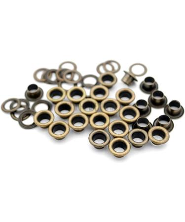 CRAFTMEMORE 3/16" (5 MM) Hole Size Metal Grommets Eyelets with Washers for Bead Cores  Clothes  Leather  Canvas (720 Sets  Antique Brass) 720 Sets Antique Brass - Buy Online on GoSupps.com