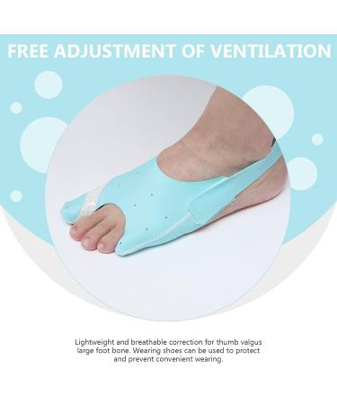 Buy Big Brace Orthotic Bunion Cushion Sleeve & Separator | Sky-Blue Left | Comfort for Men & Women - International Shipping Available - Buy Online on GoSupps.com