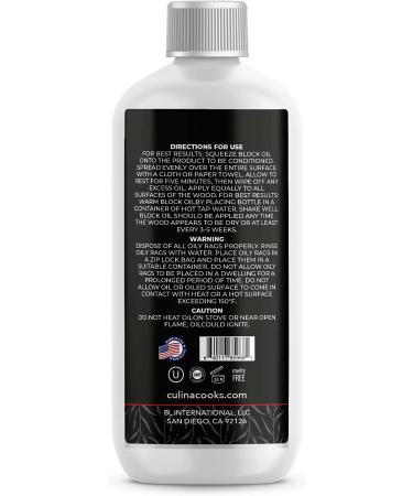 Food Grade Mineral Oil for Cutting Boards, Countertops, Butcher Blocks - Made in USA - Buy Online on GoSupps.com