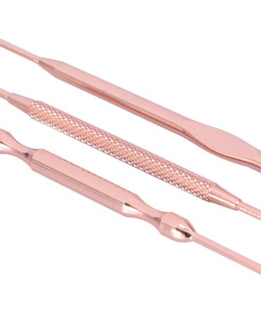 3pcs Stainless Steel Earpick Set - Double Ended Wax Remover & Cleaner Curette Spoon - Buy Online on GoSupps.com