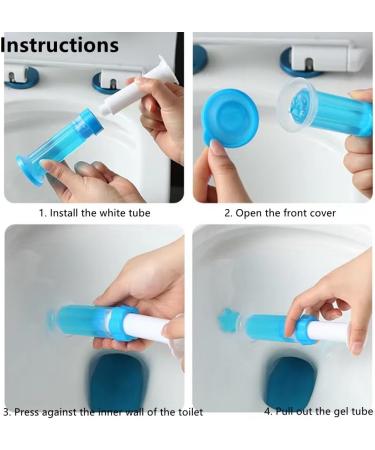 Toilet Gel Stamp 3 Pack/36 Toilet Stamps Toilet Bowl Stamp Gel Toilet Gel Refills Toilet Refresh Flower Scent Gel Includes Dispenser and Gel 3 Pack/set Last for a Month and a Half Orange - Buy Online on GoSupps.com