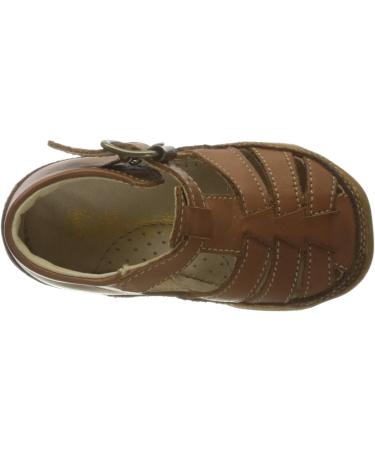 Falcotto Laguna VL Closed-Toe Leather Sandals - Brown Cognac - Size 2 UK - 0d06 - Buy Online on GoSupps.com