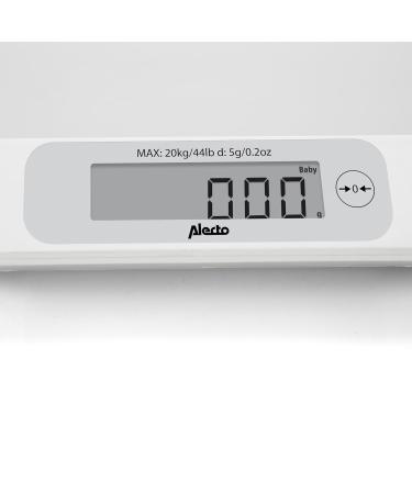 Alecto BC-30 Baby Scales - Digital Infant Scale for Babies & Toddlers up to 20kg | Accurate & Stabilized | International Shipping Available - Buy Online on GoSupps.com