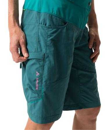 VAUDE Women's Qimsa Shorts 42 - Mallard Green | Eco-Friendly Outdoor Apparel for Women - Buy Online on GoSupps.com