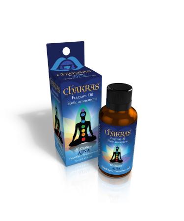 Chakras Essential Oils - Third Eye - Ajna - Concentrated Natural Oils for Aromatherapy Massage Reflection Meditation Environmental Scenting and Energy Work