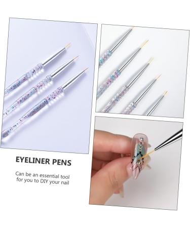 Healeved 2sets Nail Art Drawing Pen Manicure Accessories Gel for Nails Fine Line Nail Art Brush Nail Kits Nail Brush Fashion Nail Art Pen Kit De Manicura Super Fine Suite Pvc Pen Holder - Buy Online on GoSupps.com