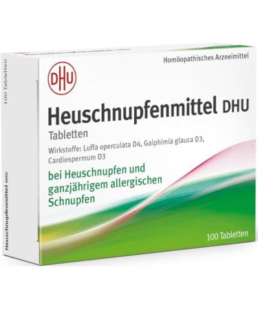 Hay Fever Remedy DHU Double Pack - 200 Natural Medicine Tablets for Allergies & Rhinitis - Buy Online on GoSupps.com