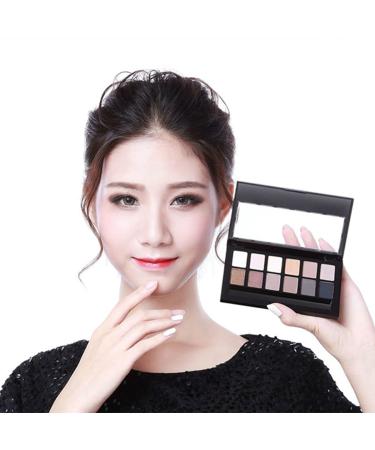 12 Colors Eyeshadow Palette - Professional Matte Waterproof High-Pigmented Nudes Makeup Kit with Brush | International Shipping - Buy Online on GoSupps.com