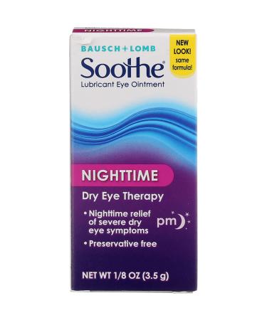 Bausch + Lomb Soothe Lubricant Eye Ointment Nighttime 1/8 oz (3.5 g)