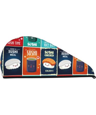 Sushi Microfiber Hair Towel Wrap - Soft Super Absorbent Quick Dry Hair Cap for Long Curly & Thick Hair - Coral Velvet for Women - Buy Online on GoSupps.com