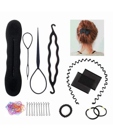 Topdirect 75cm Synthetic Hair Wig Head for Hairdressing Training | Color Gradient Violet with Holder & DIY Hairstyles Set - Buy Online on GoSupps.com