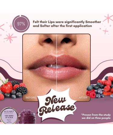 BEMT Very Berry Lip Scrub Exfoliating Lip Treatment with Grape & Sucrose | Softens & Smoothens Lips | Enhances Natural Lip Glow | 15g - Buy Online on GoSupps.com