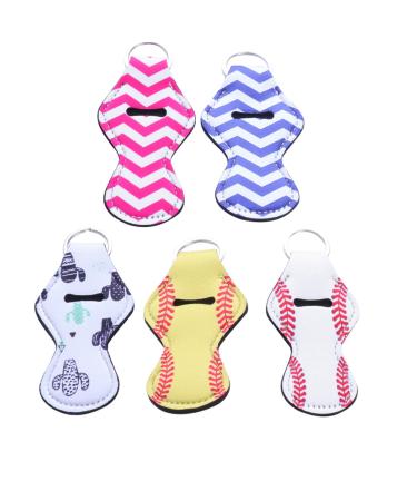 minkissy Travel Lipstick Case Keychain Neoprene Case Small and Trendy