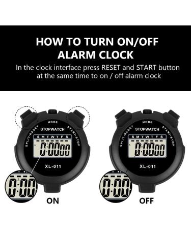 Buy Vicloon Digital Sport Stopwatch Timer - Large Display Alarm Calendar for Coaches & Athletes | Perfect for Running Swimming & More - Buy Online on GoSupps.com