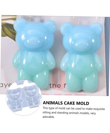 Zerodeko 2pcs Doll Silicone Mold Silicone Molds Easter Cake Baking Mold 3D DIY Baking Mold Animal Accessories - Buy Online on GoSupps.com