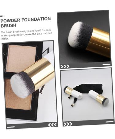 minkissy Makeup Tool Foundation Applicator Beauty Tools Foundation Makeup Cosmetic Make up Makeup Tools Bb Cream Brush Chubby Pier Powder Brush Flannel Travel Round Head Travel Makeup Brush - Buy Online on GoSupps.com