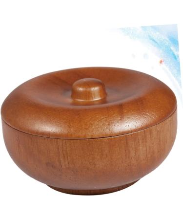 Minkissy 2-Piece Razor Cup Shaving Butter Kit for Men - Wood Shaving Cup & Foam Bowl - Premium Men's Shave Brush Set 9.7x9.7 cm - Buy Online on GoSupps.com