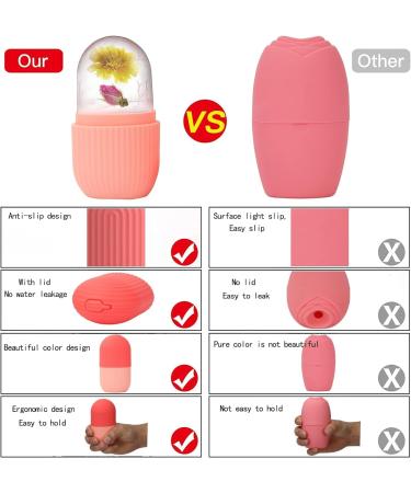 Buy Ice Cube Roller Massager for Face & Neck | De-Puff Eye Bags & Relieve Migraine Pain | BPA & Chemical Free Skin Care Tool - Buy Online on GoSupps.com