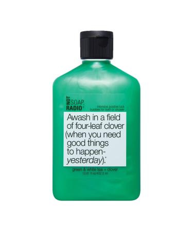 Not Soap Radio Awash in a field of four leaf clover (when you need good things to happen yesterday) bath/shower gel 12.17 oz.