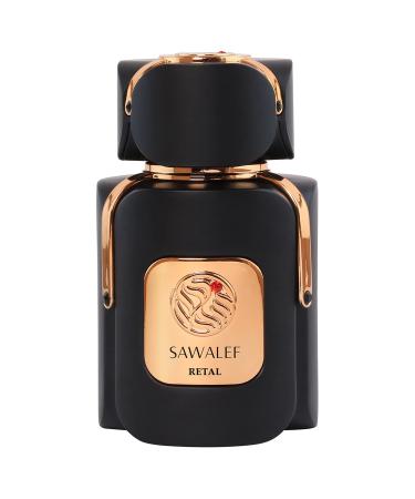 RETAL Eau de Parfum 80 mL from the SAWALEF Boutique Range | Unisex Sweet Floral Niche Release | Long Lasting with Intense Sillage | Cologne for Men and Perfume for Women | by Swiss Arabian Oud