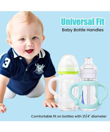 NASHARIA Baby Bottle Holder 6 PCS Multicolor - Hands-Free Feeding for Dr. Brown's Baby Bottles - BPA-Free Easy Grip Design - Buy Online on GoSupps.com