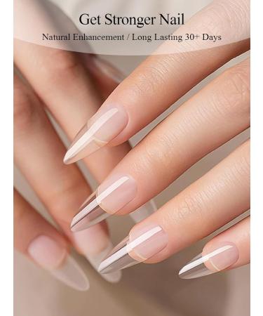 EBANKU 30ML Builder Nail Gel 8 in 1 Clear Color Builder Base Strengthener Gel Hard Gel Builder Ultra-thin Brush in Bottle for Strong Nails Extension Professional Nail Repair Quick Extension Gel - Buy Online on GoSupps.com