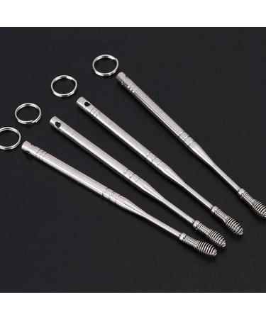 VejiA Spiral Ear Wax Removal Tool | 360 Stainless Steel Portable Ear Plugs for Gentle Ear Cleaning - Buy Online on GoSupps.com