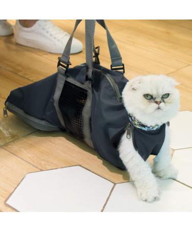 Buy Cinf Cat Retention Bags Perfect Transport & Care Solution for Vet Visits Medicine Admin Dental Care Bathing & Nail Cutting Black - Buy Online on GoSupps.com