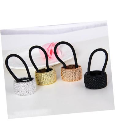 MERRYHAPY Ponytail Cuff Clear Elastic Hair Bands Ponytail Holder Gold Hair Accessories Hair Ties for Women Ponytail Tie Women Hair Accessories Beads for Braids Wig Girl Women's - Buy Online on GoSupps.com