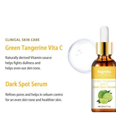Green Tangerine Vita C Dark Spot Serum | Vitamin C Face Serum with Hyaluronic Acid & Vitamin E | Anti-Aging & Anti-Wrinkle - 1.01 fl oz - Buy Online on GoSupps.com