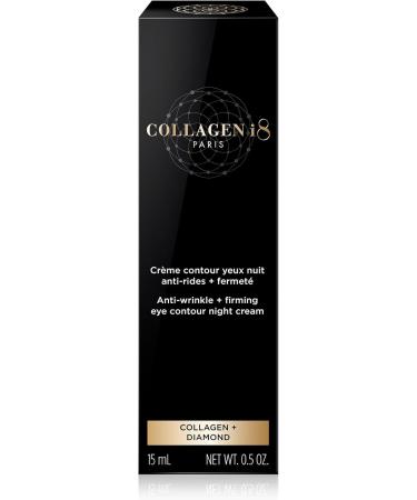 COLLAGEN i8 - Anti-wrinkle + firming night eye cream - Collagen + Diamond - 15 mL - Buy Online on GoSupps.com