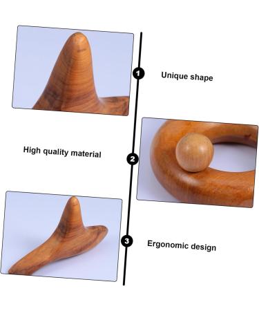 Fomiyes Triangular Massage Device - Sandalwood Scratch Board for Feet & Neck Relief | Premium Handheld Guasha Tool | Ideal Gift from Vietnam - Buy Online on GoSupps.com