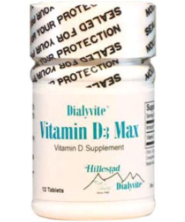 Dialyvite Vitamin D3 Max 50 000 IU - 12 Tablets
