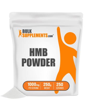 BulkSupplements.com HMB Powder - Calcium HMB Powder - HMB Supplements - Beta Hydroxybutyrate Powder - HMB Powder Supplements - HMB Supplement - Muscle Recovery Supplements (250 Grams - 8.8 oz) 8.82 Ounce (Pack of 1)