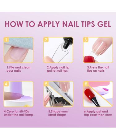 Melous Solid Gel Nail Glue for Acrylic Nail Tips | Long Lasting UV Gel for Nail Extensions | 1PCS - Buy Online on GoSupps.com