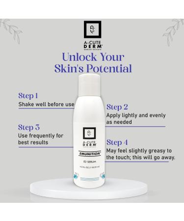 A-Cute Derm Emunition E2 Serum Hydrator Helps The Loss of Moisture in The Skin (4 oz) - Buy Online on GoSupps.com