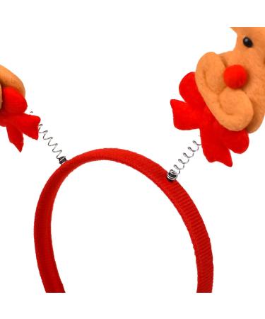 JNAWA 3 Pieces Christmas Reindeer Headband Novelty 3D Reindeer Headbands for Women Girls Christmas Costume Accessory Dressing Up Party - Buy Online on GoSupps.com