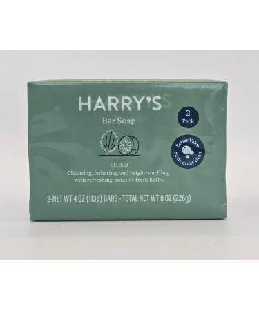 Shiso Bar Soap Cleansing and Lathering 4 Oz Each Pack of 2