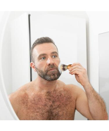 Handmade Badger Hair Shaving Brush | Elegant Design | Professional Pure Bristle Brush for Men | Wood Shaving Brush - Buy Online on GoSupps.com