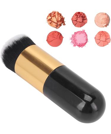 Verdant Touch Foundation Makeup Brush Foundation Makeup Brush Professional Liquid Blending Powder Blush Cosmetic Brush Portable Daily Makeup Black Gold - Buy Online on GoSupps.com