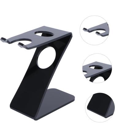 Beaupretty Acrylic Brush Holder Stand for Safety Razors & Shaving Brushes - Ideal for Men | International Shipping - Buy Online on GoSupps.com