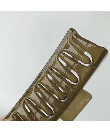 4-Pack 4 Inch Rectangle Claw Clips - Strong Hold Nonslip Hair Accessories for Thick Hair - Buy Online on GoSupps.com