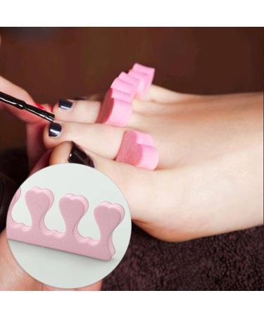 Sponge Toe Separators - 24 Pcs Toe Dividers for Manicure & Pedicure - Nail Art Spacer for Men and Women - Beauty Accessories (Random Color) - Buy Online on GoSupps.com
