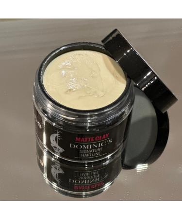 DOMINIC'S Signature Hair Line Matte Clay - Enhancing Texture & Low Shine Cream for Men & Women | International Shipping Available - Buy Online on GoSupps.com