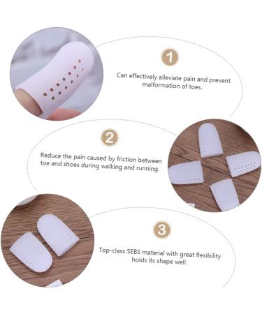 Crease Protecter 10 Pairs Anti-wear Protective Cover Thumb Protector High Heel Protectors Silicone Gel Foot Toe Protector Big Toe Alignment Anti-Friction Toe Cover Accessories - Buy Online on GoSupps.com