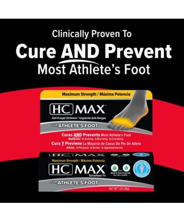HC Max Maximum Strength Anti-Fungal Ointment 28gm - Hongo Cura - Buy Online on GoSupps.com