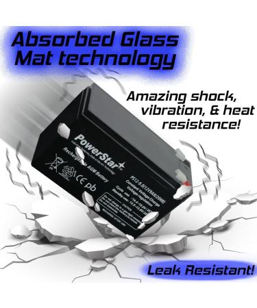 Buy PowerStar 12V 9AH SLA Battery - Replaces CP1290 6-DW-9 HR9-12 PS-1290F2 - International Shipping Available - Buy Online on GoSupps.com