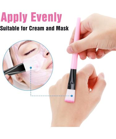 Molain Mask Brush Face Applicator Silicone Skincare Lotion Cream Fan Tools Cosmetic Spatula Brushes Applying Set Makeup Aesthetic Facials Esthetician Body Skin Self Care Products for Girls (5 PCS) - Buy Online on GoSupps.com