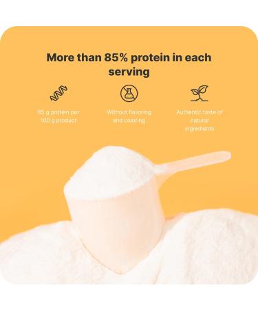  Vilgain Vilgain Clear Whey Isolate | Fresh and fruity protein flavor sweetened with stevia | Over 85% protein | Natural ingredients no artificial flavors or colors (500g lemon) - Buy Online on GoSupps.com